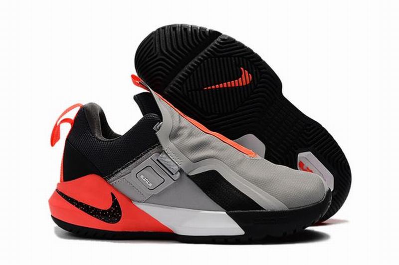 Nike Lebron James Ambassador 11 Shoes Grey Black Orange